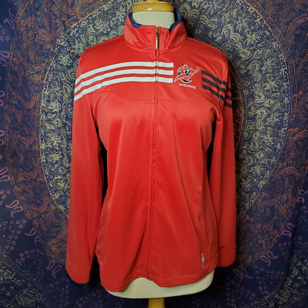 Adidas NBA Washington Wizards Warm-up Track Jacket Womens Size Large